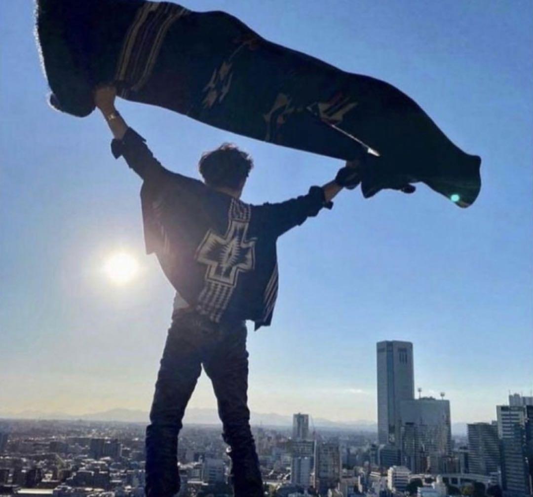 キムタク ライブ着用 バックラッシュ カンガルースエードレザーシャツ