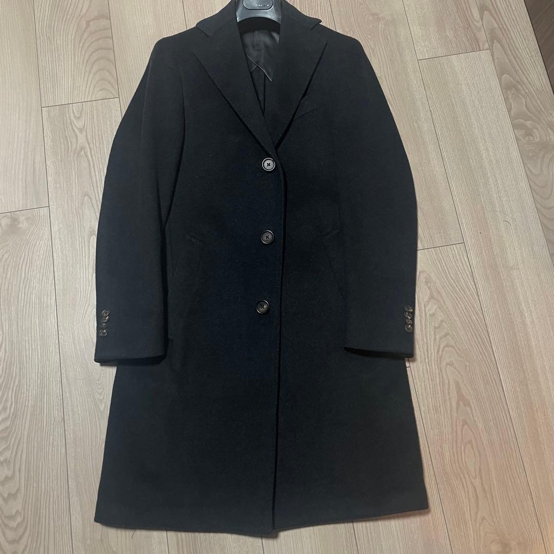 LARDINI ラルディーニ チェスターコート チャコールグレー 42 SALE】LARDINI（ラルディーニ）SPECIALウールフランネルチェスター