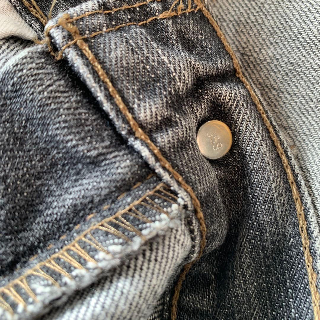 90s リーバイス 569 先染めブラック フェード - メルカリ