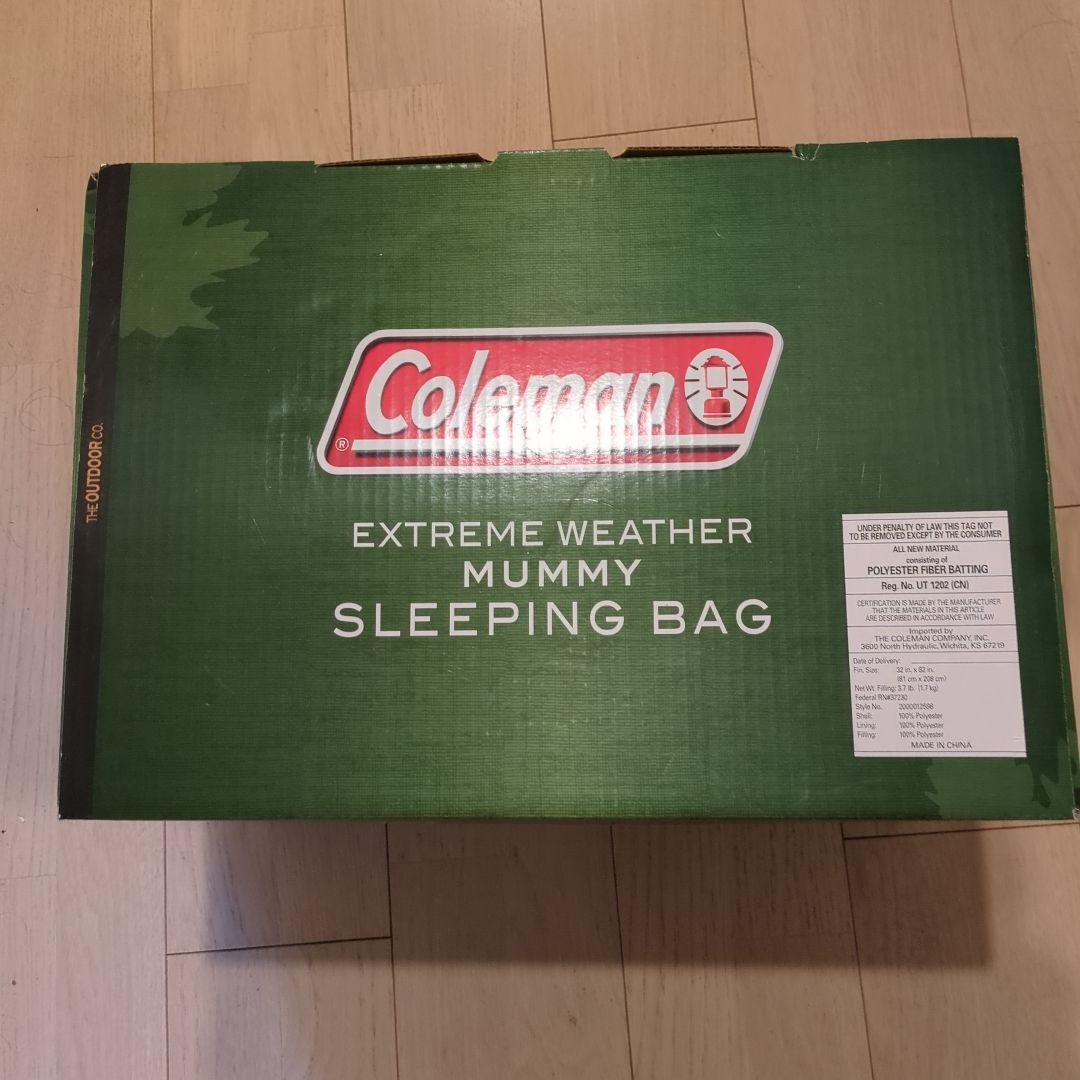 新品未開封 Coleman マミースタイル寝袋 -18°C 188cm