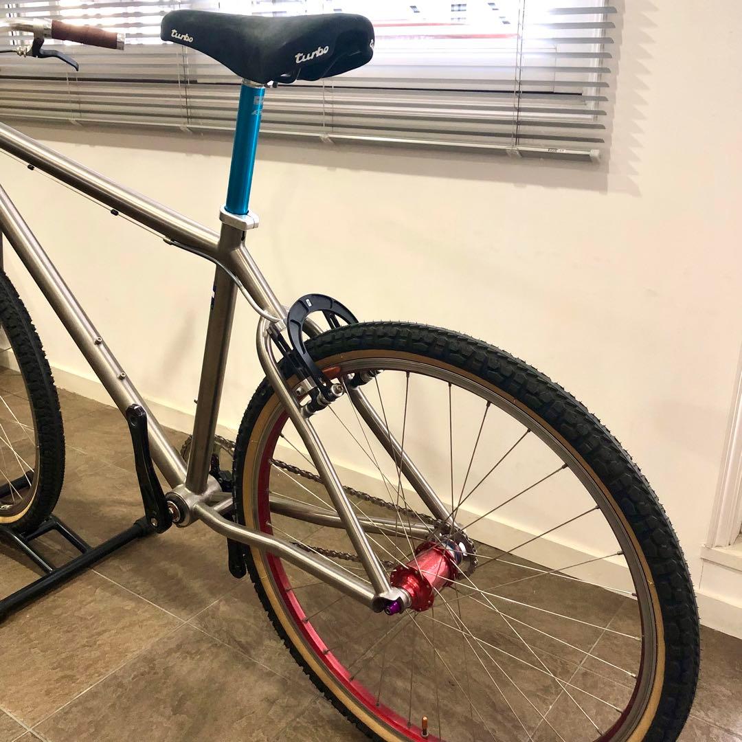 ディーン DEAN BIKES colonel チタン シングルスピード 手渡し-東京