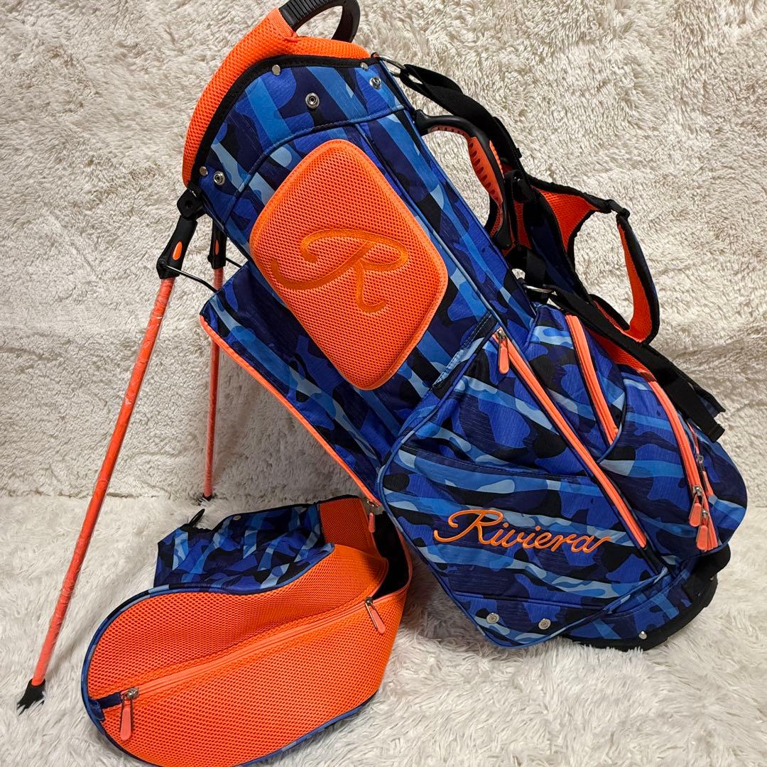 美品　リビエラ　スタンド式迷彩柄キャディバッグ　NAVY迷彩 迷彩キャディバッグのおすすめ人気ランキング【2026年2月】 | マイベスト