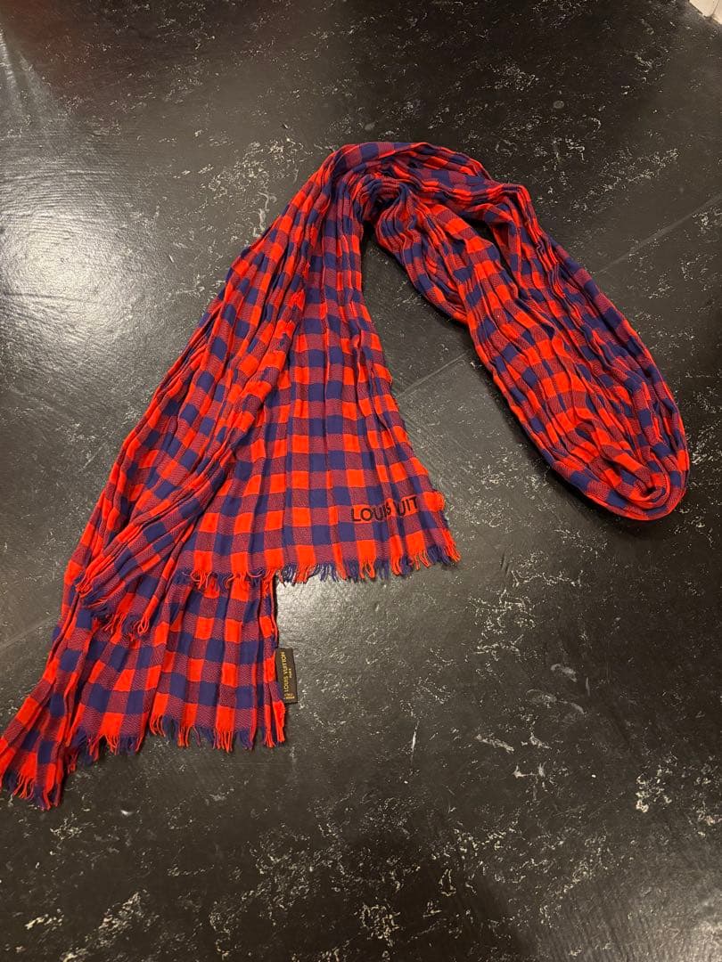 LOUISVUITTON 2012SS ダミエマサイ ストールの通販はau PAY マーケット