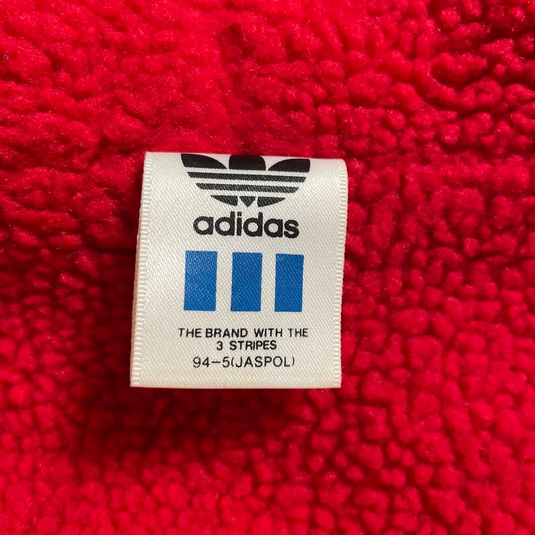 adidas ベンチコート デサント アディダス ビッグロゴ ビンテージ 裏ボア
