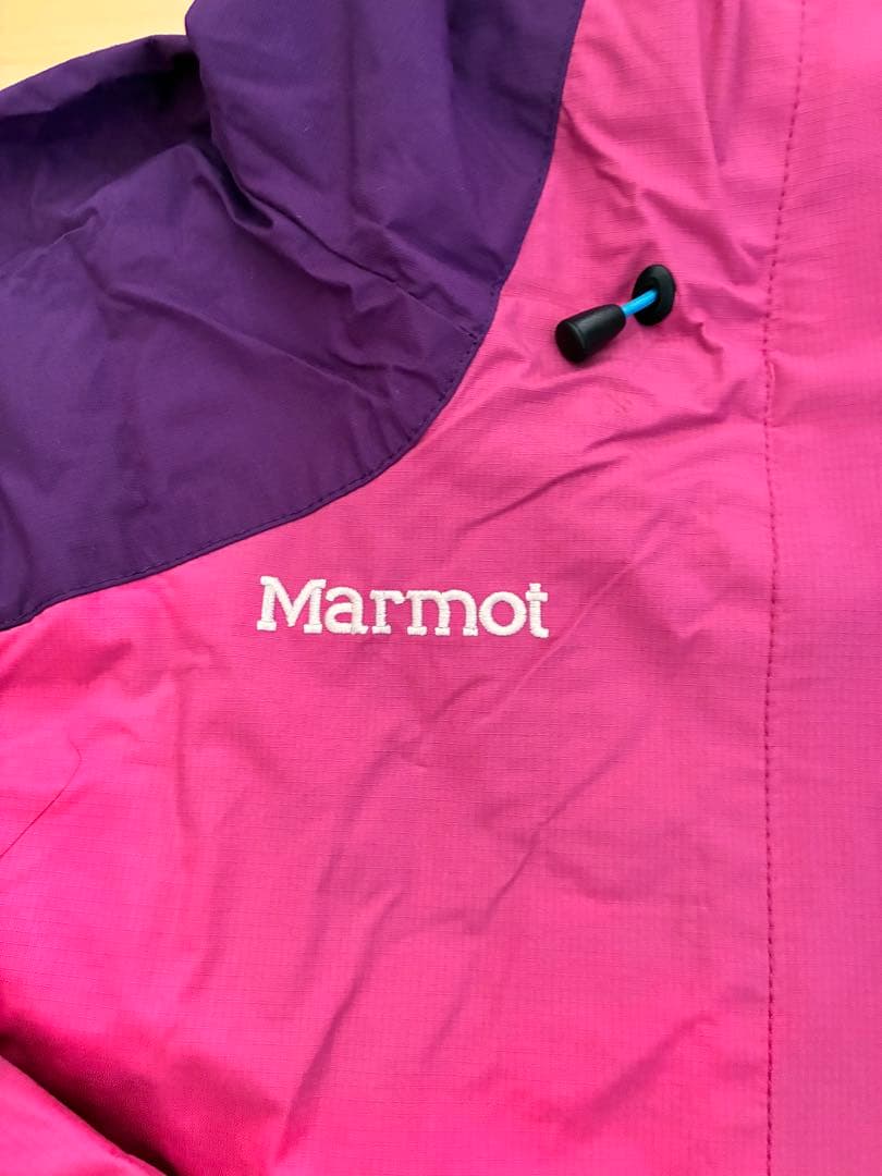 1回使用 Marmot ピンク パープル ジャケット スキーウェア Lサイズ