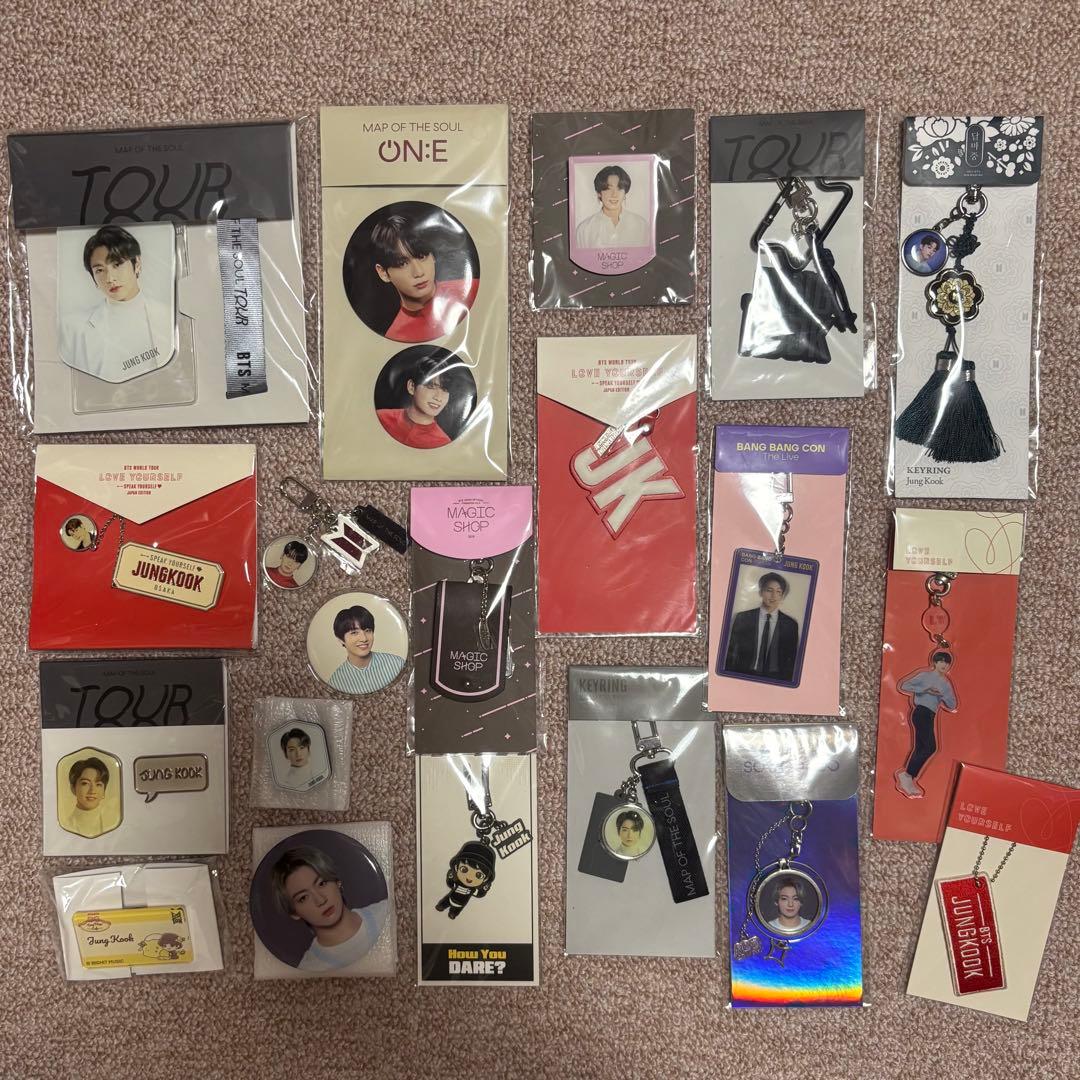 bts Jungkook キーホルダーセット JUNG KOOKグッズ SEVEN ギフトボックス フォトカード グク テープ