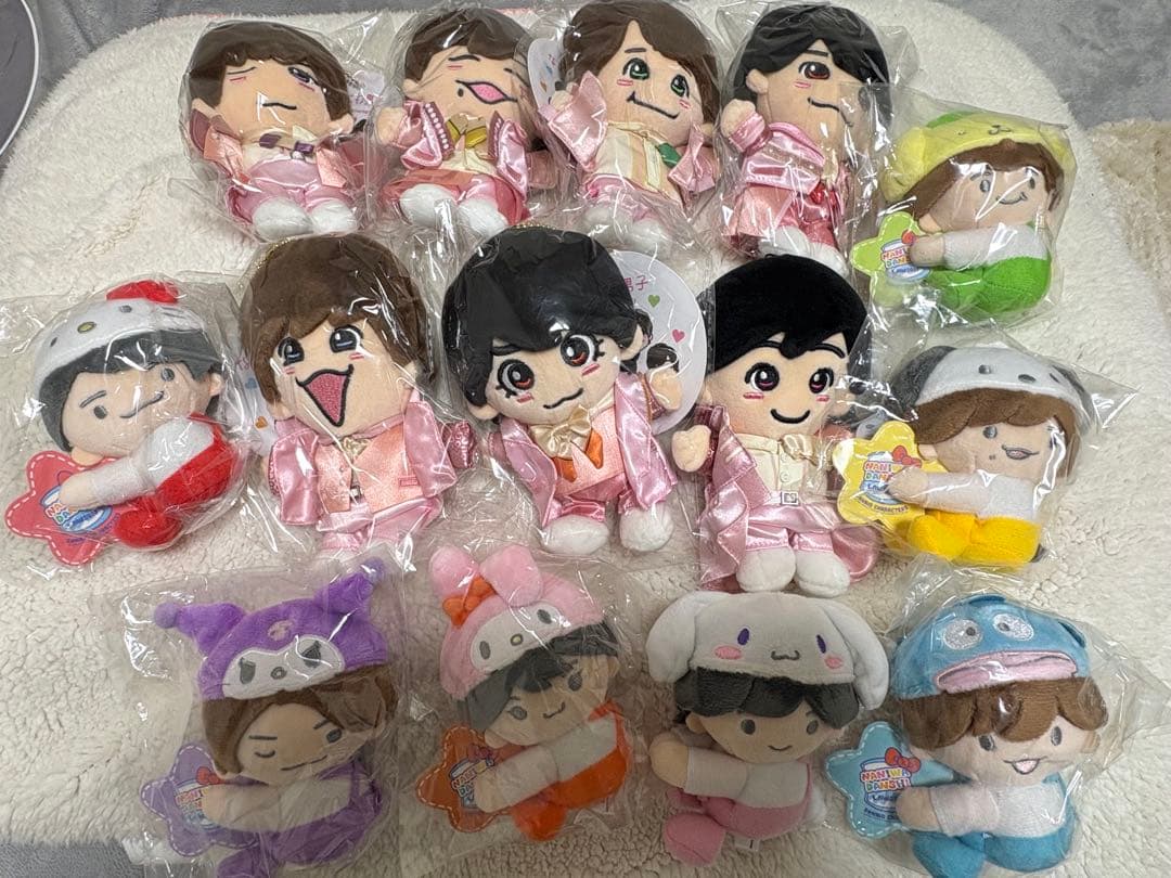 2個以外未開封】なにわ男子 ちびぬい 全員7人×、サイリオちびぬい7人