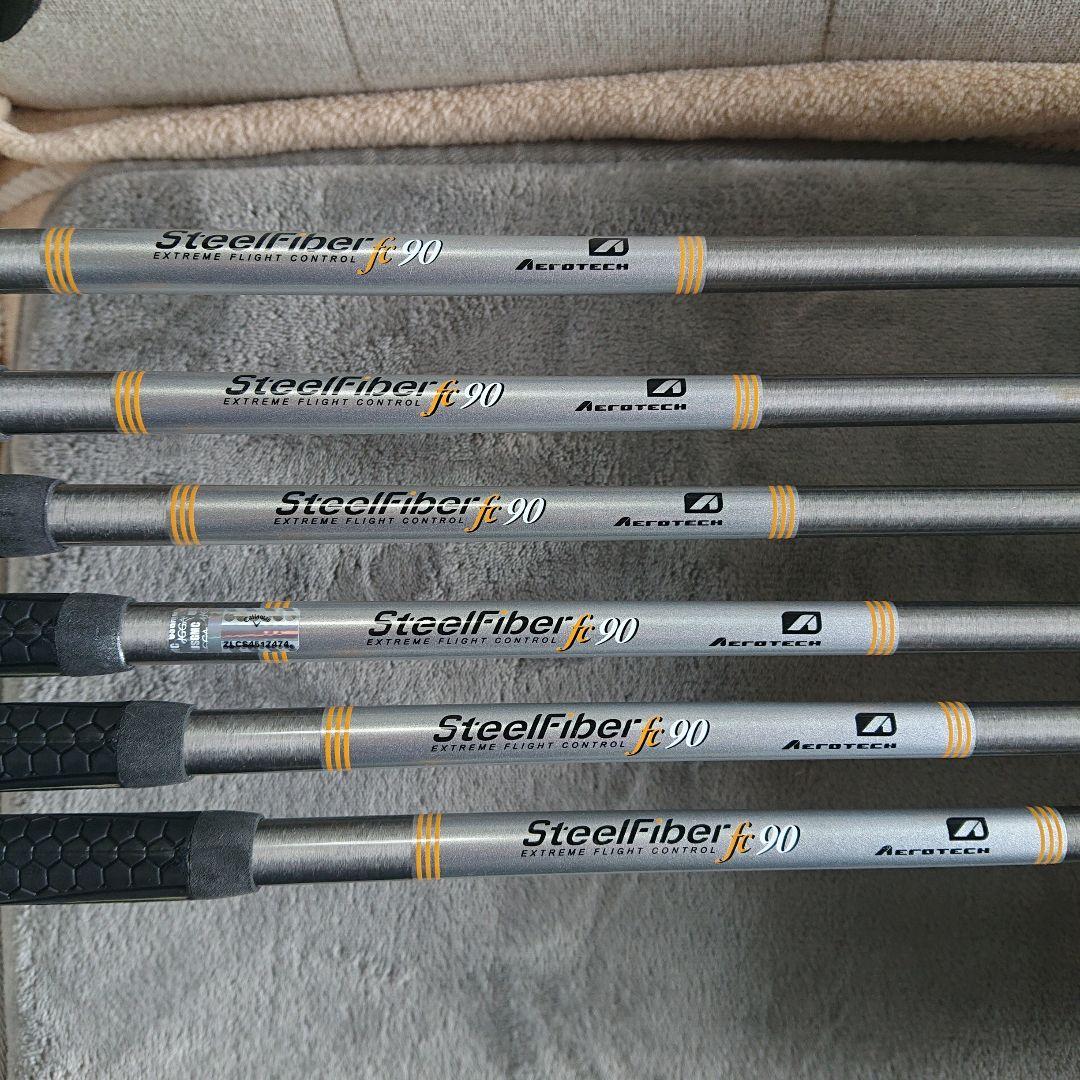 Callaway EPIC アイアンセット 6本 キャロウェイEPIC&SteelFiberfc90