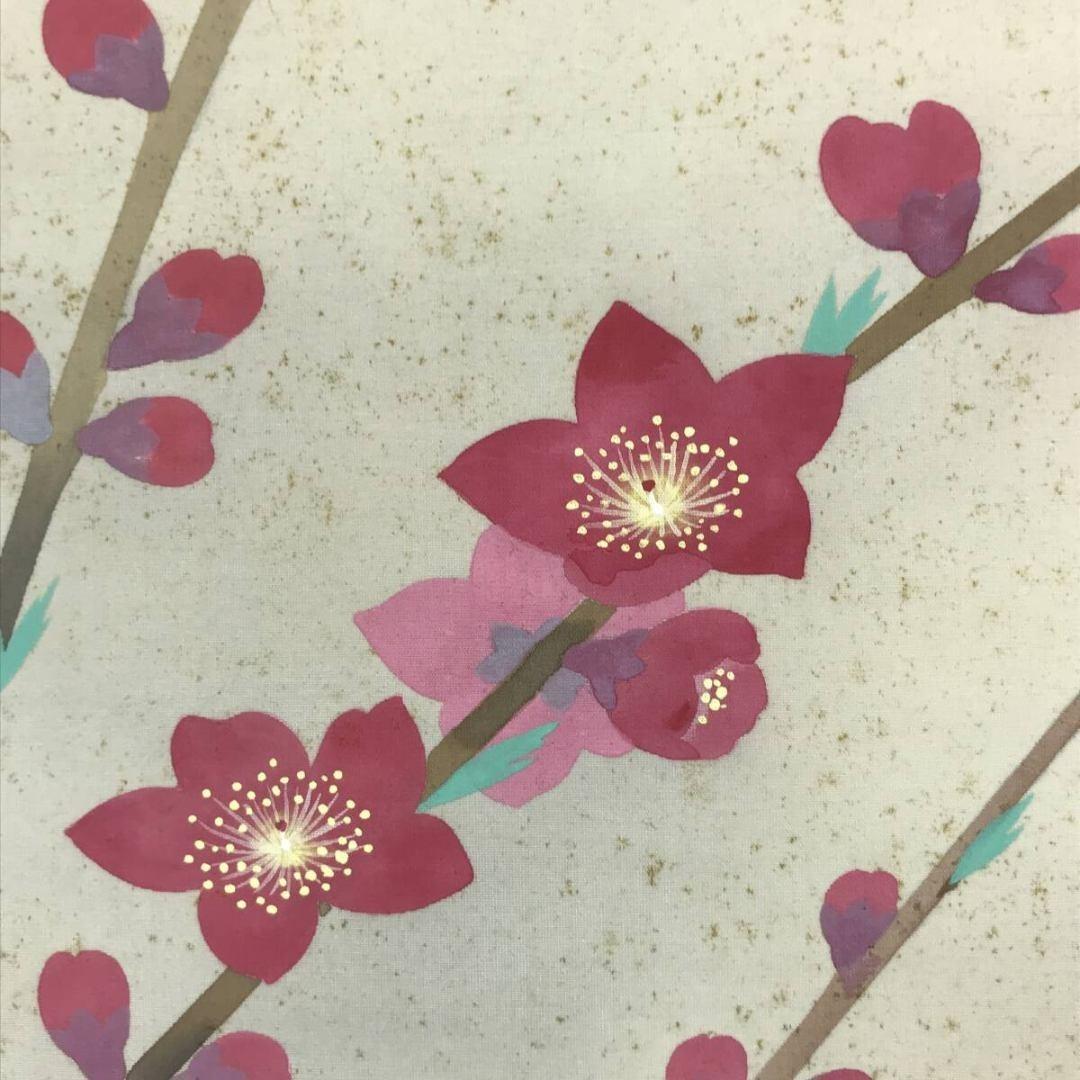 真作/三輪晁勢/桃花図/春の掛軸/掛軸/名家伝来/AK-304