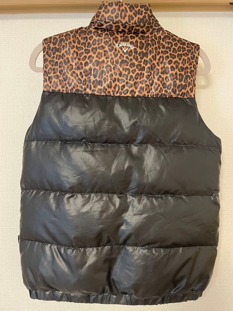 キャロウェイ ゴルフ レオパード ダウンベスト L