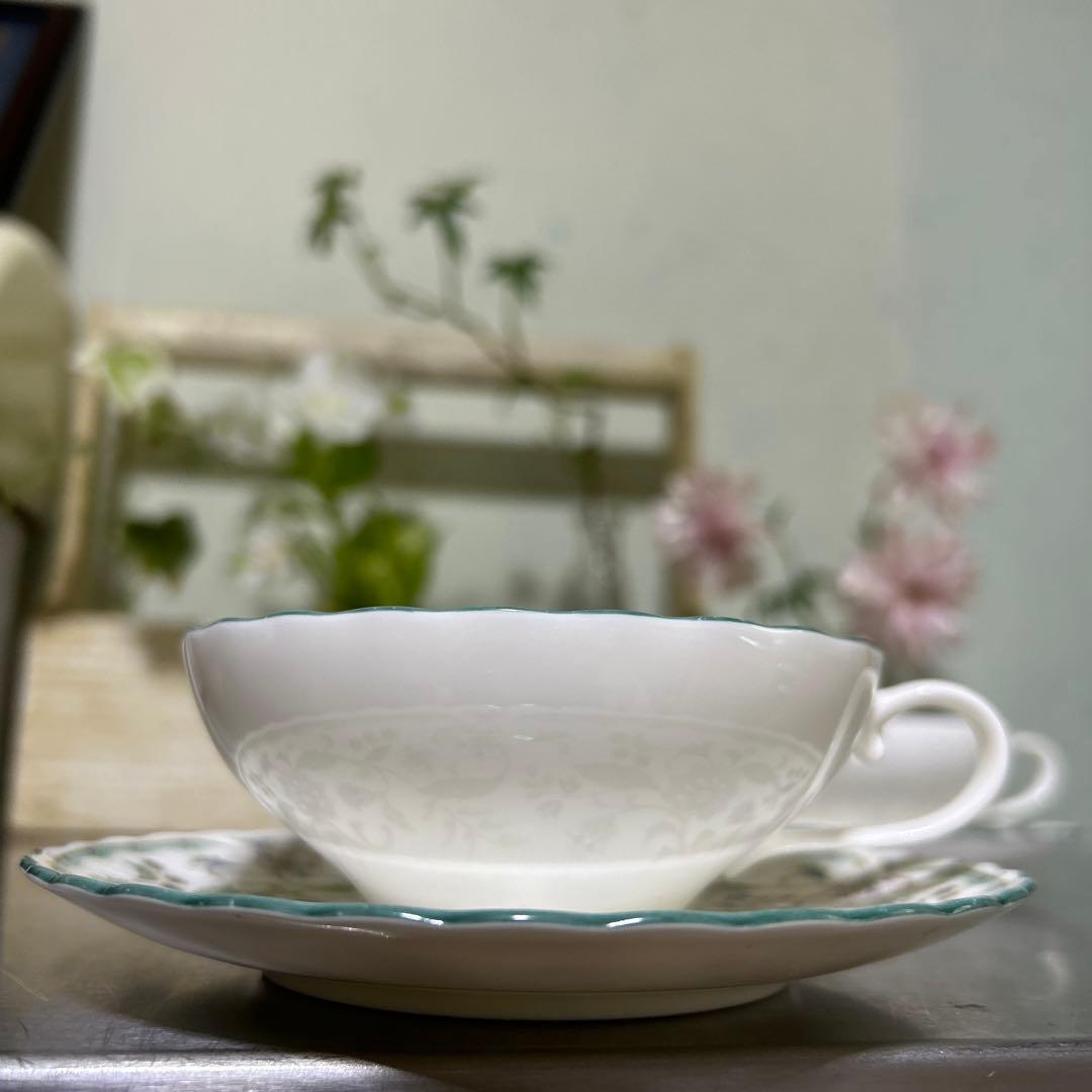 希少レア美品】2客セット ノリタケ カリフパレス ティーカップ