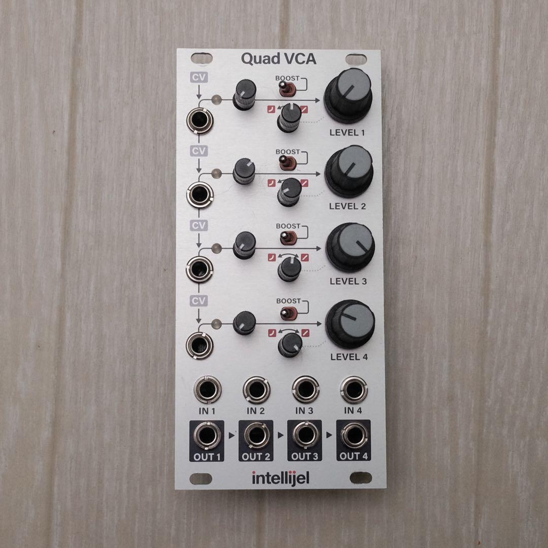 鍵盤楽器 Intellijel Quad VCA Intellijel Quad VCA - 12hp - Perfect Circuit
