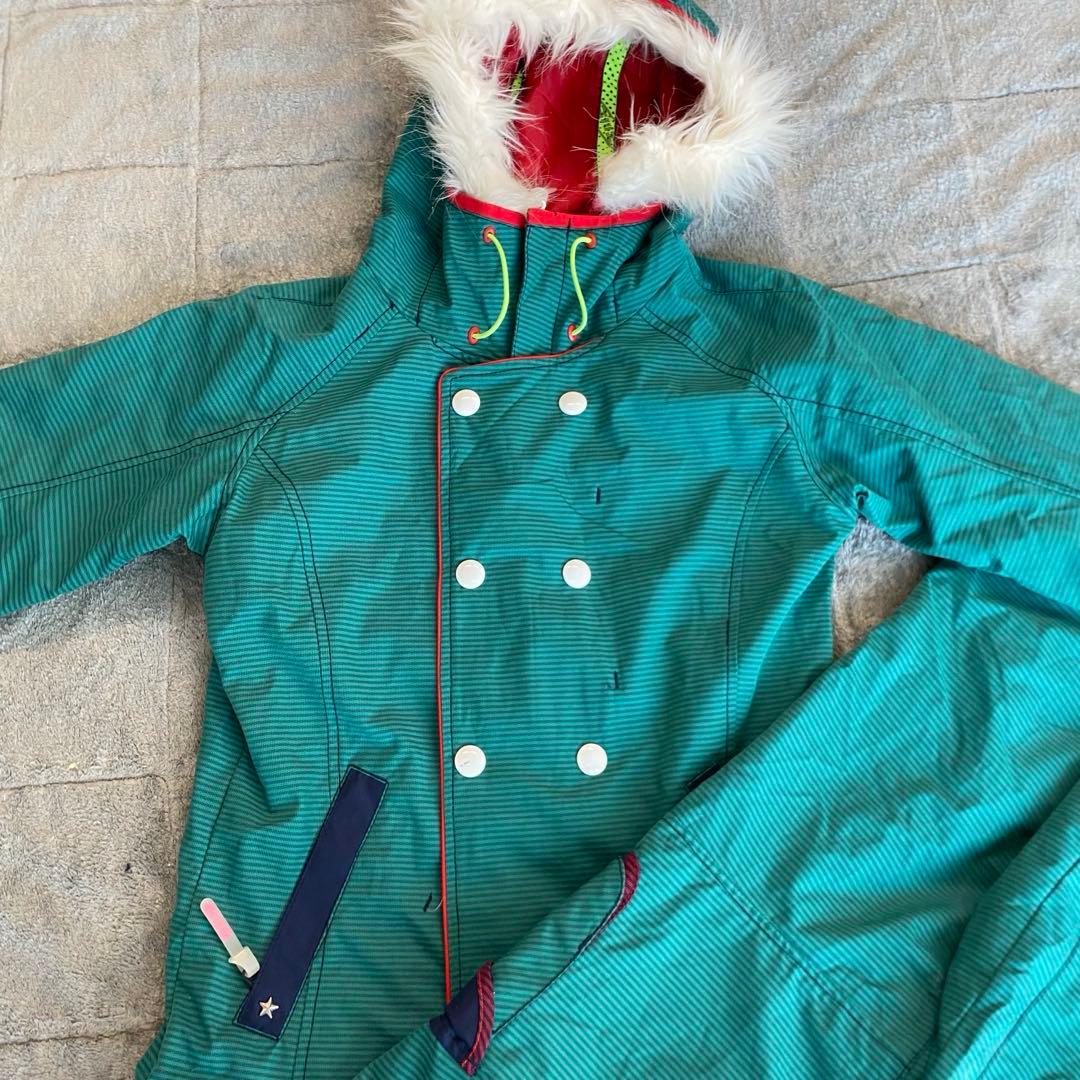 激カワ】X-niX スノボ スキー ウェア つなぎ ファー付き - メルカリ