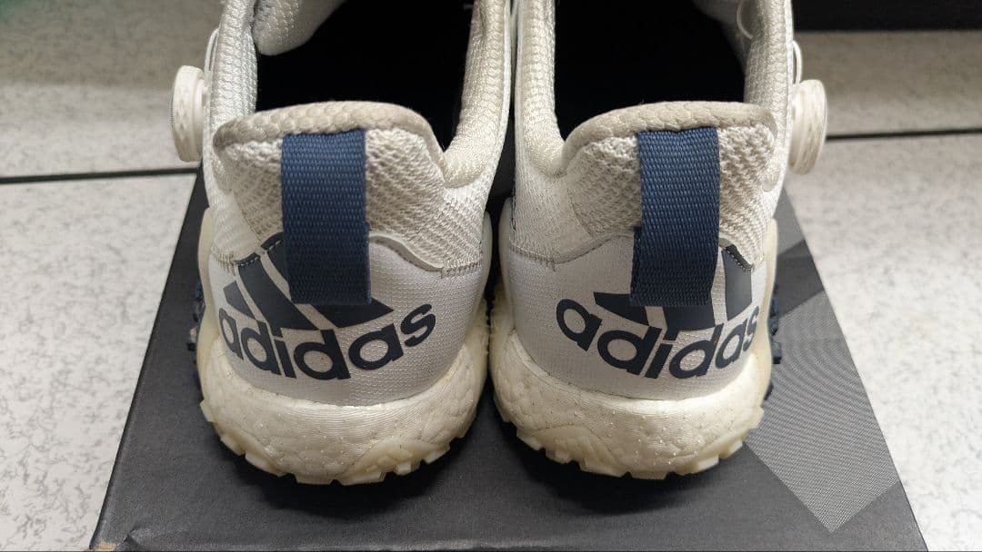 adidas BOOST ゴルフシューズ ホワイト 27.5cm 比較的美品