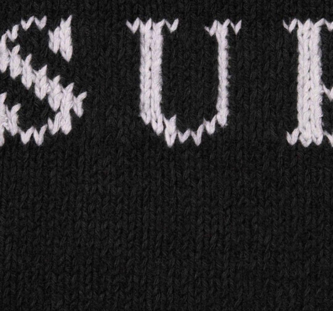 トップス Supreme Contrast Logo Sweater \"Black\"