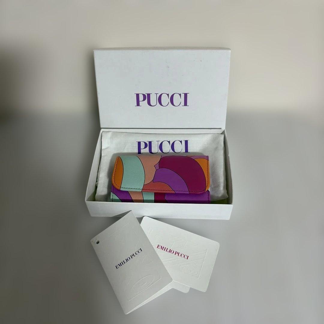 エミリオプッチ　キーケース エミリオプッチ EMILIO PUCCI キーケース 6連 鍵 ピンク レディース