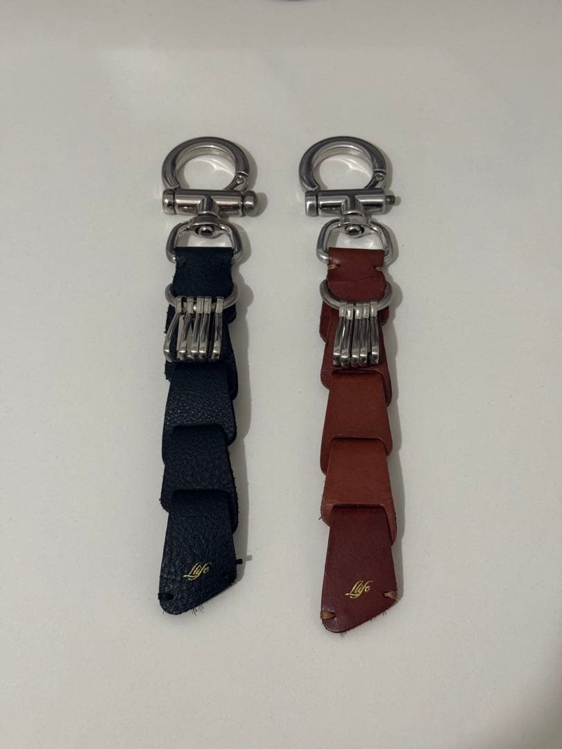 LIDNM Llife LEATHER KEY CHAIN 2本セット - yellows.co.jp 日本
