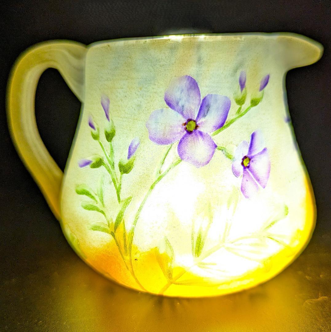 マッチー　ドーム・ナンシー 夜明けの菫の情景 ミニチュア水差 超絶技巧 ジ