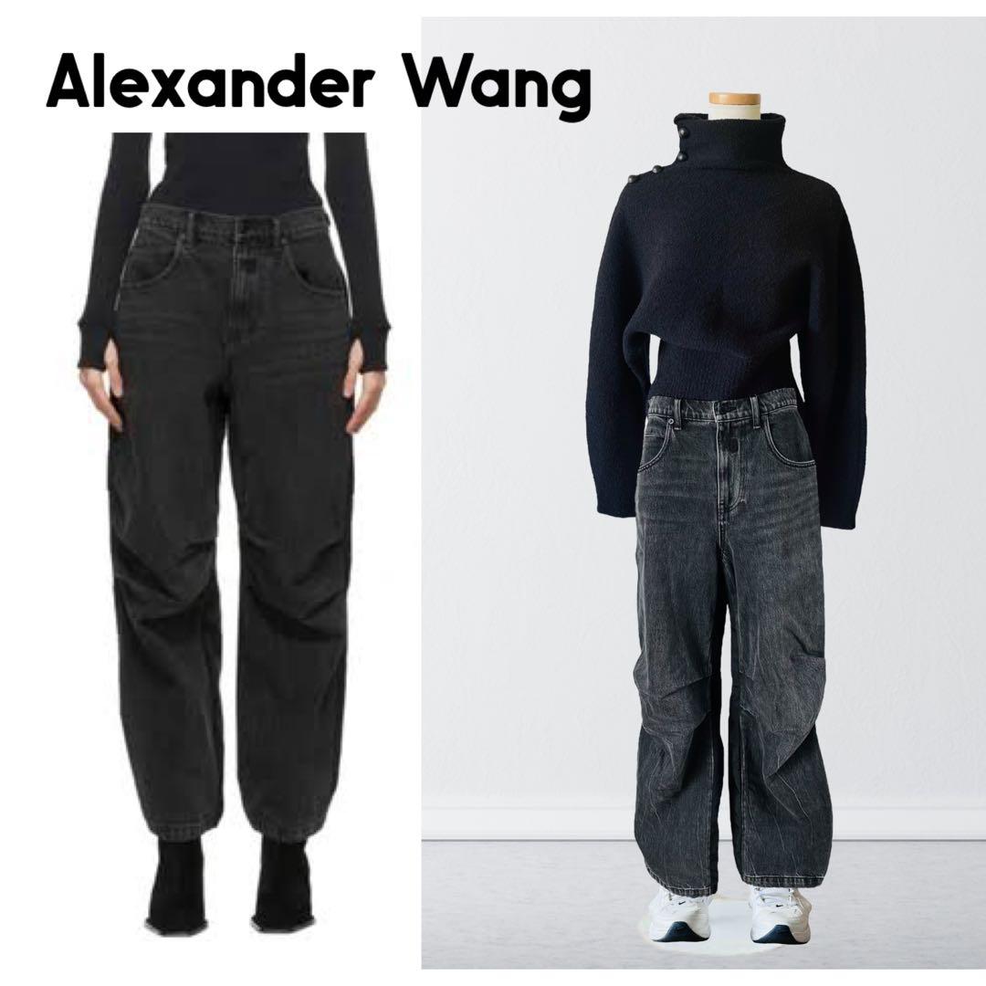 ALEXANDER WANG アレキサンダー ワン パンツ デニム 25カーゴ ALEXANDER WANG アレキサンダー ワン パンツ デニム 25カーゴ