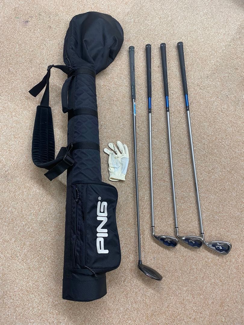 Callaway クラブ4本セット　グローブ付き　PING キャディバッグ ゴルフクラブ WARBIRD セット 19 10本セット《キャディバッグ付き》 硬