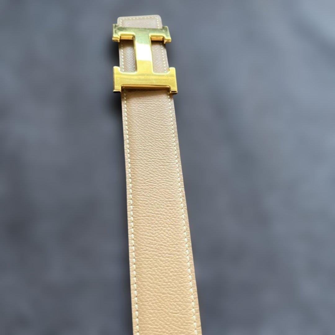 HERMES 】ゴールド金具・リバーシブル【70】