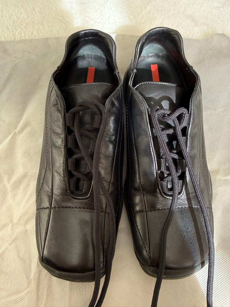 PRADA 36サイズスニーカー 中古・古着通販】PRADA (プラダ) スニーカー ブラック サイズ:36