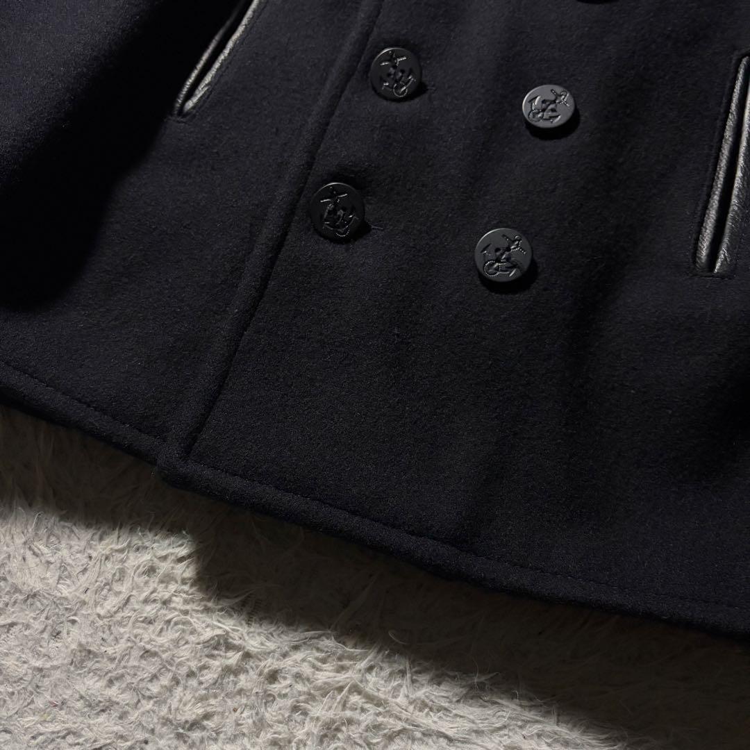 美品□schott ピーコート ブラック 760 USA製 新品 通販