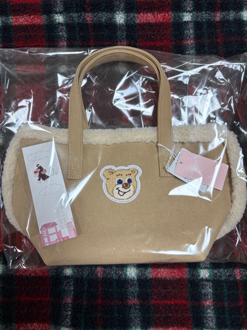 新品未使用 FEILER フェイラーオールドテディ ワッペンボアトート