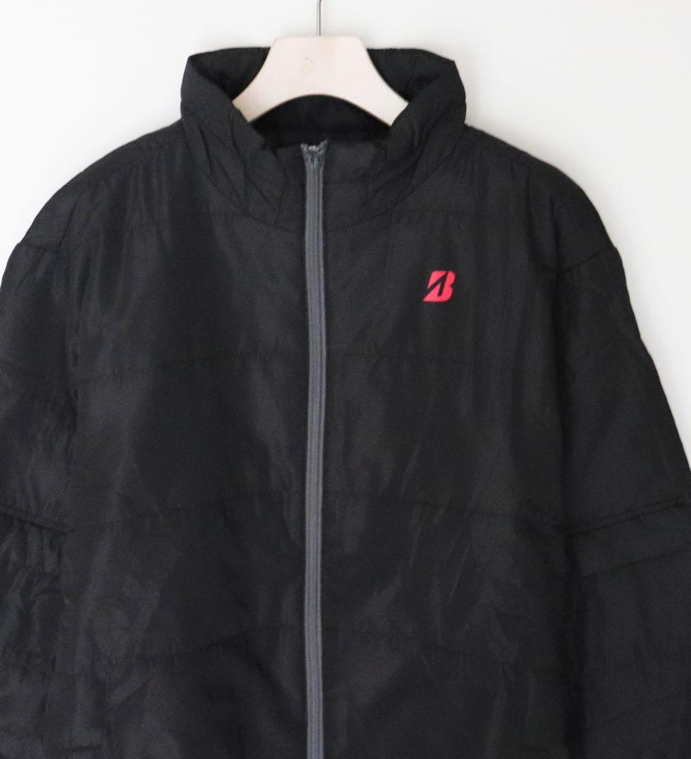 《ブリヂストンゴルフ》未使用 スタンドカラー 2Way中わたブルゾン LL
