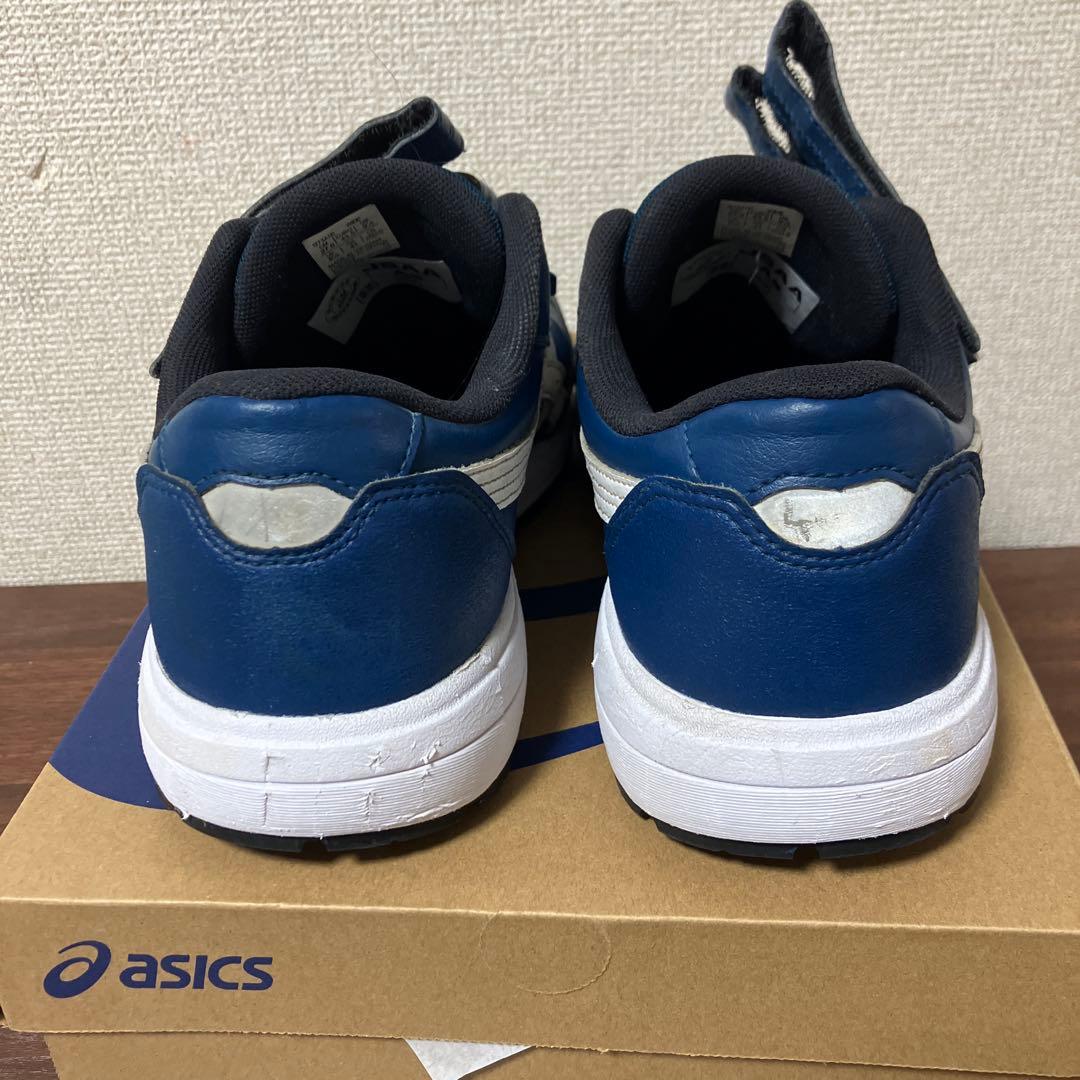 アシックス CP311 27.0cm マコブルー×ホワイト/#安全靴#ミズノ