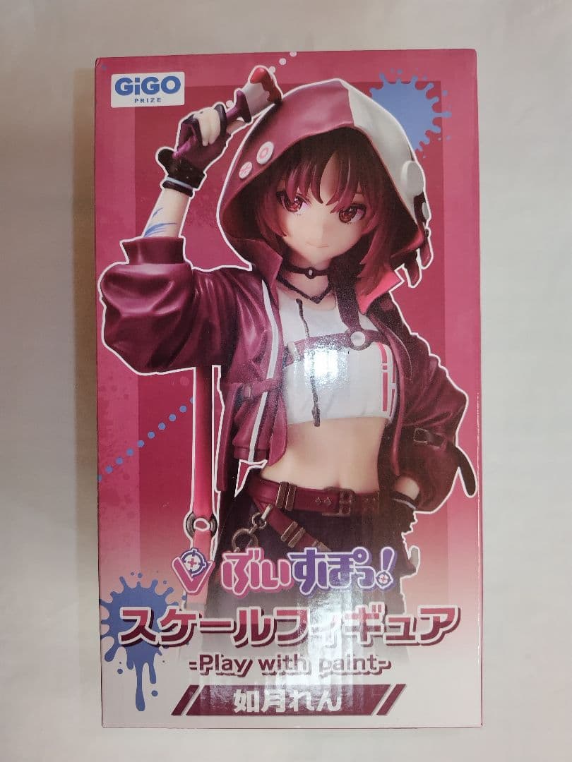 【未開封】ぶいすぽっ！フィギュア GiGO限定 如月れん ぶいすぽっ！スケールフィギュア - Play with paint-vol.5 ～GiGO限定