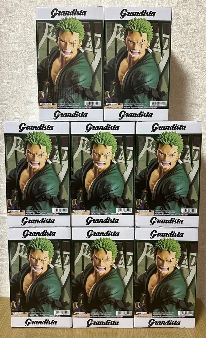 ワンピース grandista ゾロ 8体まとめ売り