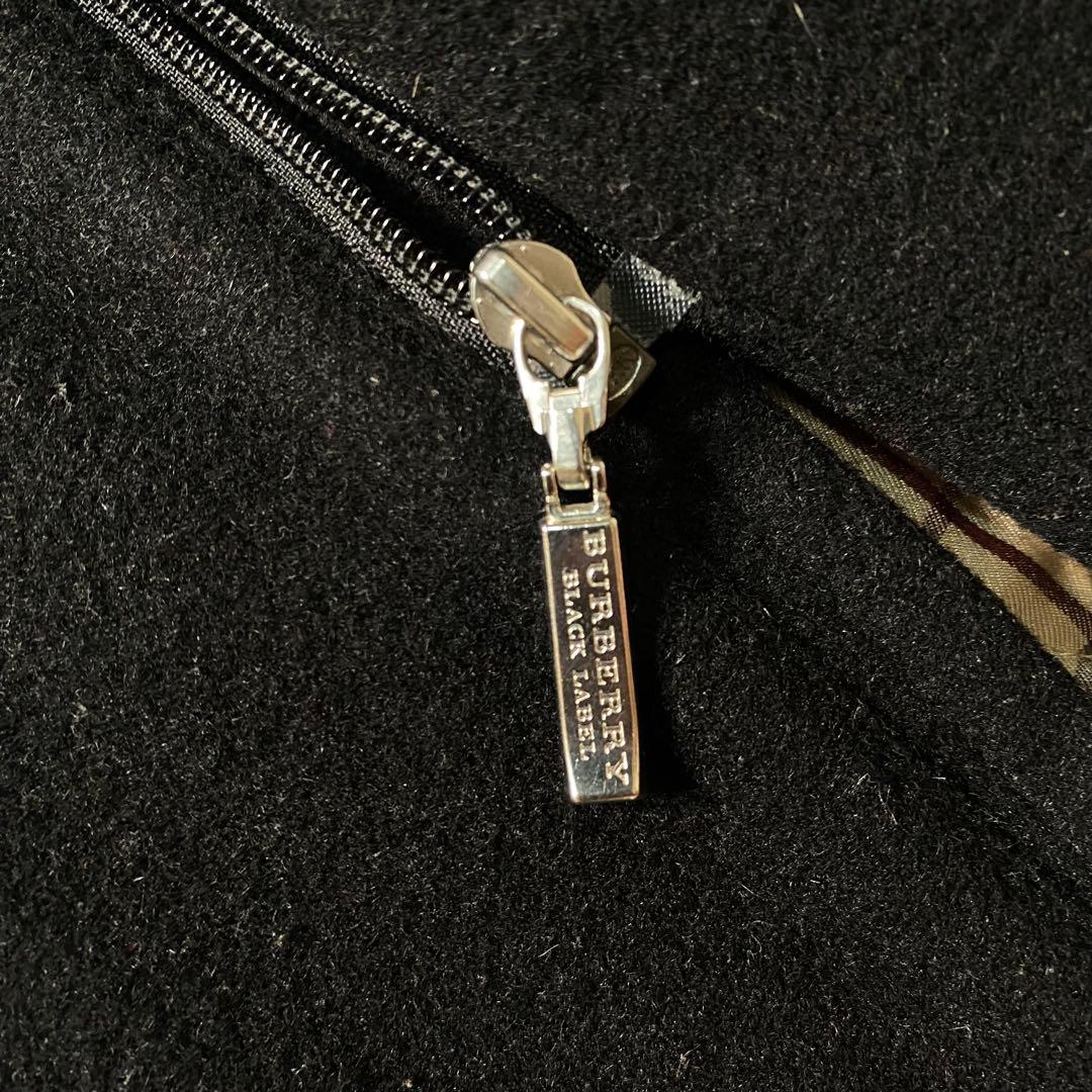 美品】バーバリーブラックレーベル ダッフルコート 金具 ノバチェック