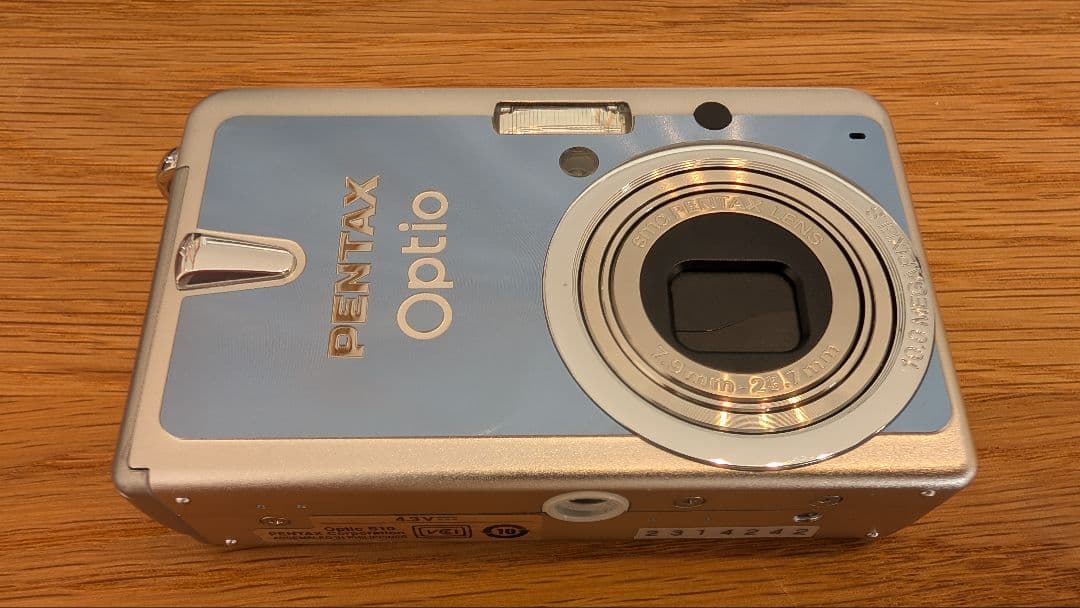 中古品】PENTAX Optio S10 オールドコンデジ 希少色 ヴィン
