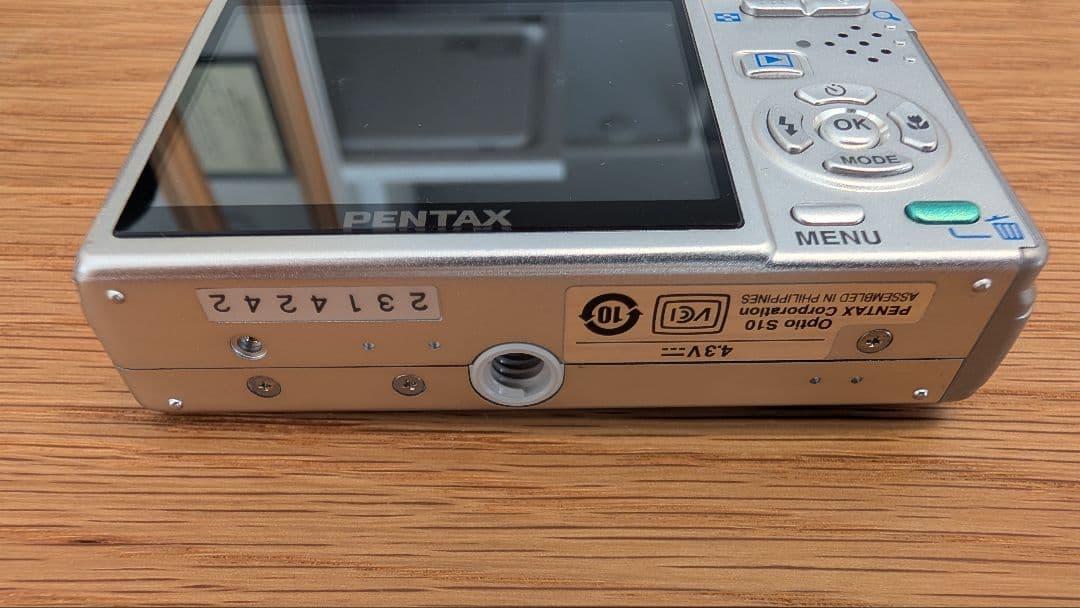 中古品】PENTAX Optio S10 オールドコンデジ 希少色 ご覧いただき