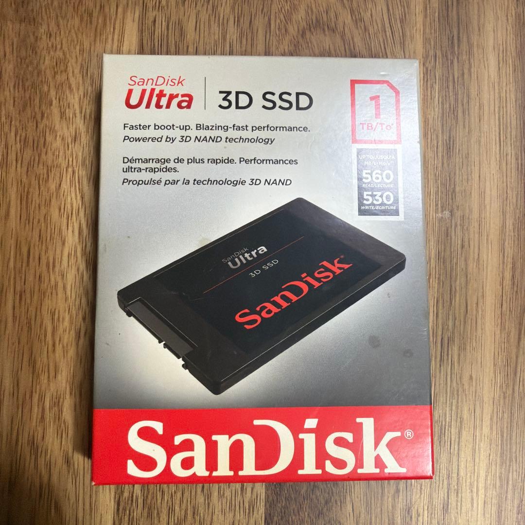 【未開封】SanDisk Ultra 3D SSD 1TB SanDisk Ultra 3D 2.5