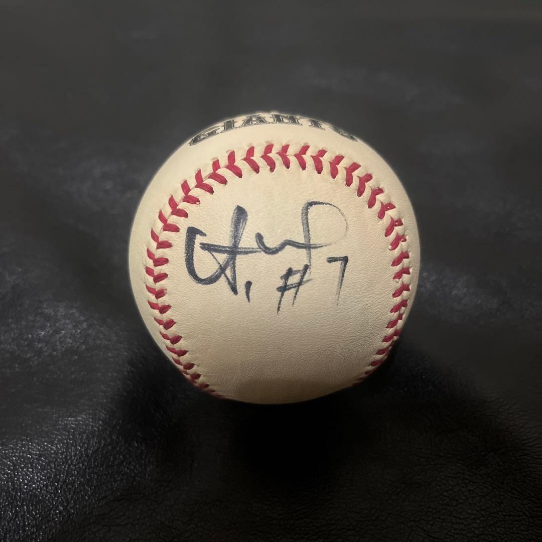 GIANTS 長野久義　投げ入れサインボール　巨人 巨人 ジャイアンツ 長野久義 投げ入れ 直筆サインボールの通販はau PAY