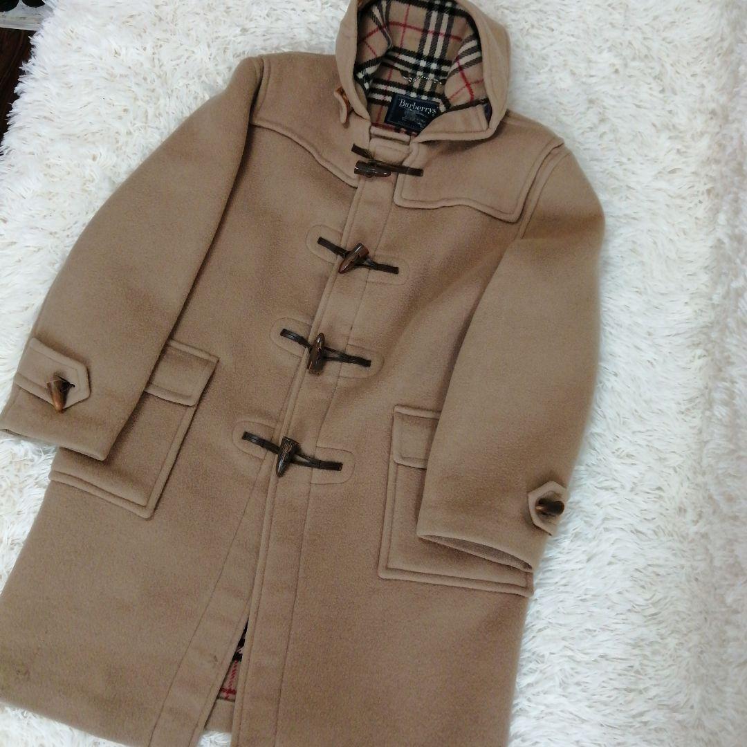 Burberrys ウール100％ ベージュ ダッフルコート ノバチェック