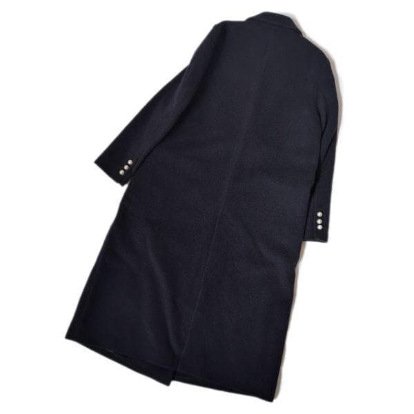 ユナイテッドアローズ UNITED ARROWS ネイビー パール ボタンコート