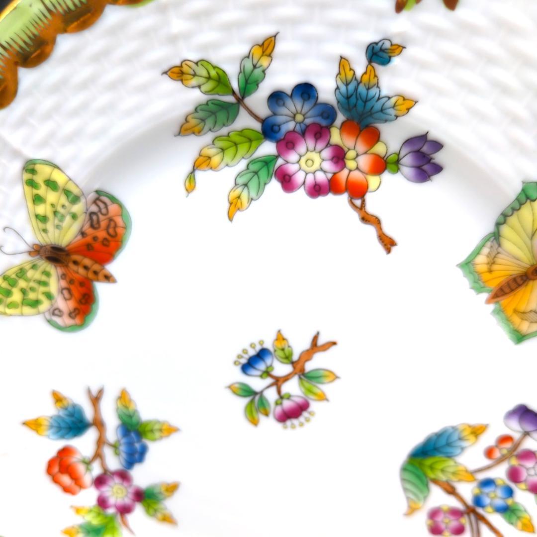 ヘレンド　ヴィクトリアブーケ（VBO）プレート　6枚セット　16.5cm