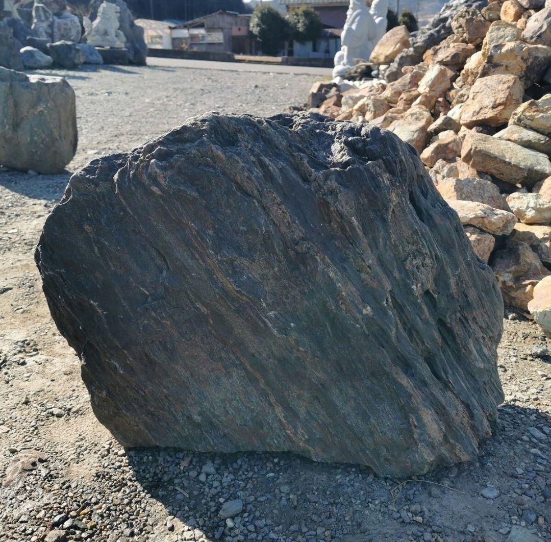 福島産 鮫川石 149キロ 庭石 鑑賞石 石 庭 坪庭 ガーデニング - メルカリ