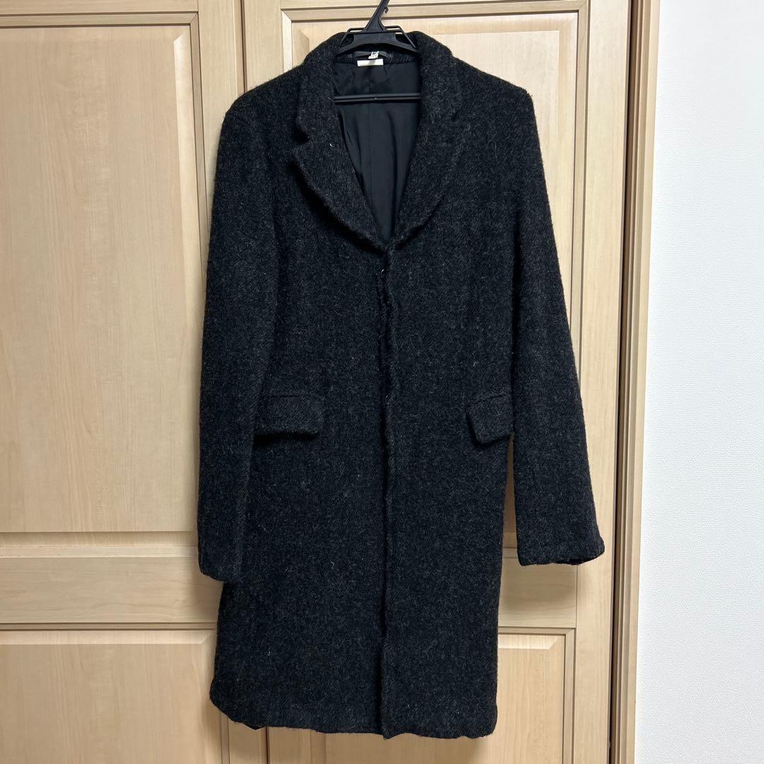 comme des garcons homme deuxウール縮絨コート COMME des GARCONS HOMME ウールサージ縮絨コートスタイル2024.10.10