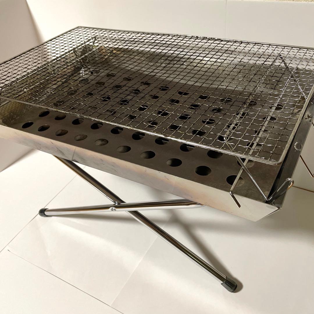 《希少！》 UNIFLAME ファイアグリル L + スーパーエンボス鉄板セット