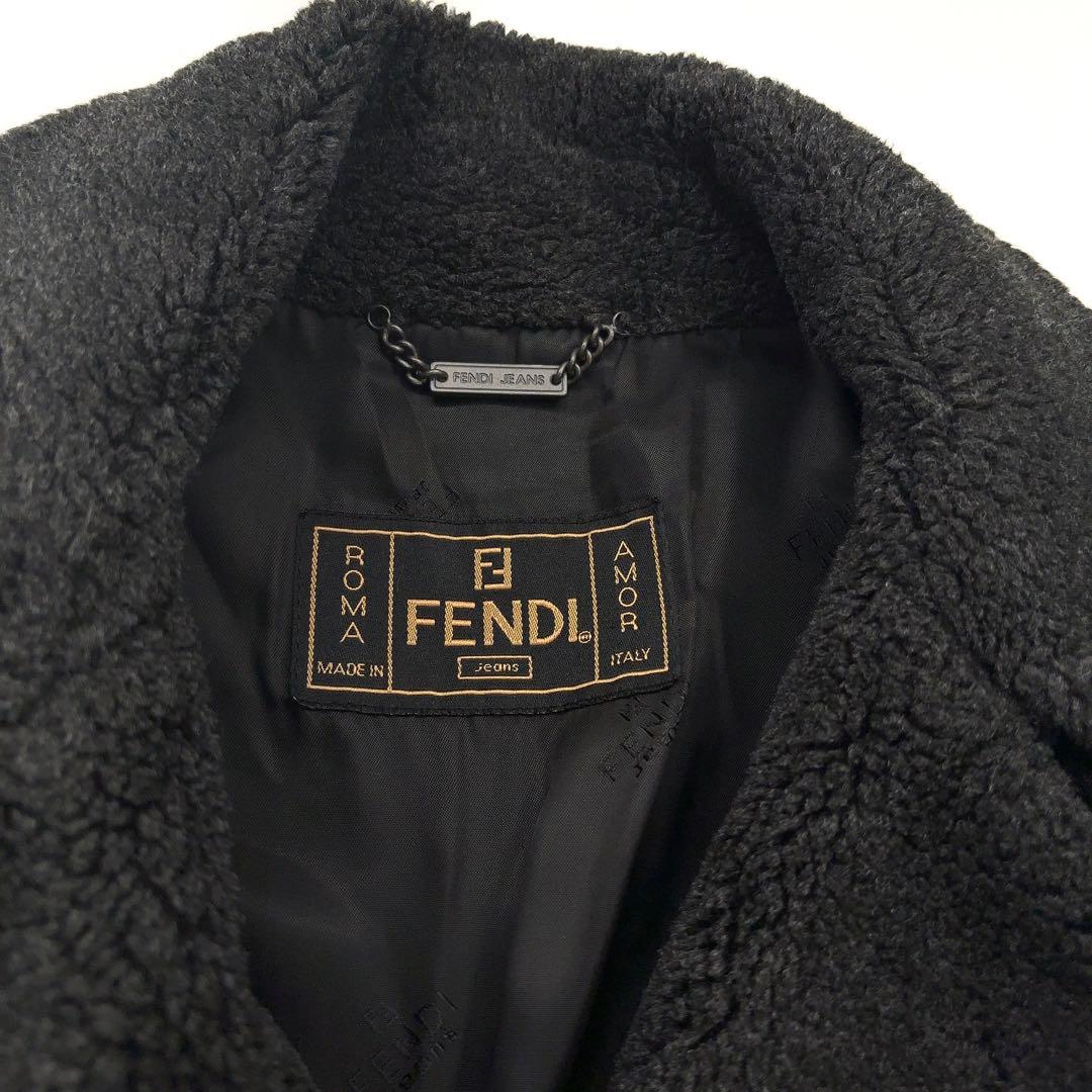 FENDI フェンディ ボア コート テディーベアコート