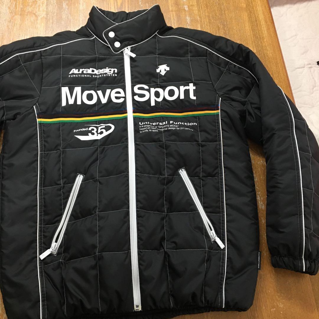 ほぼ新品 希少 デサントMove Sport ダウンジャケット 黒 L - メルカリ