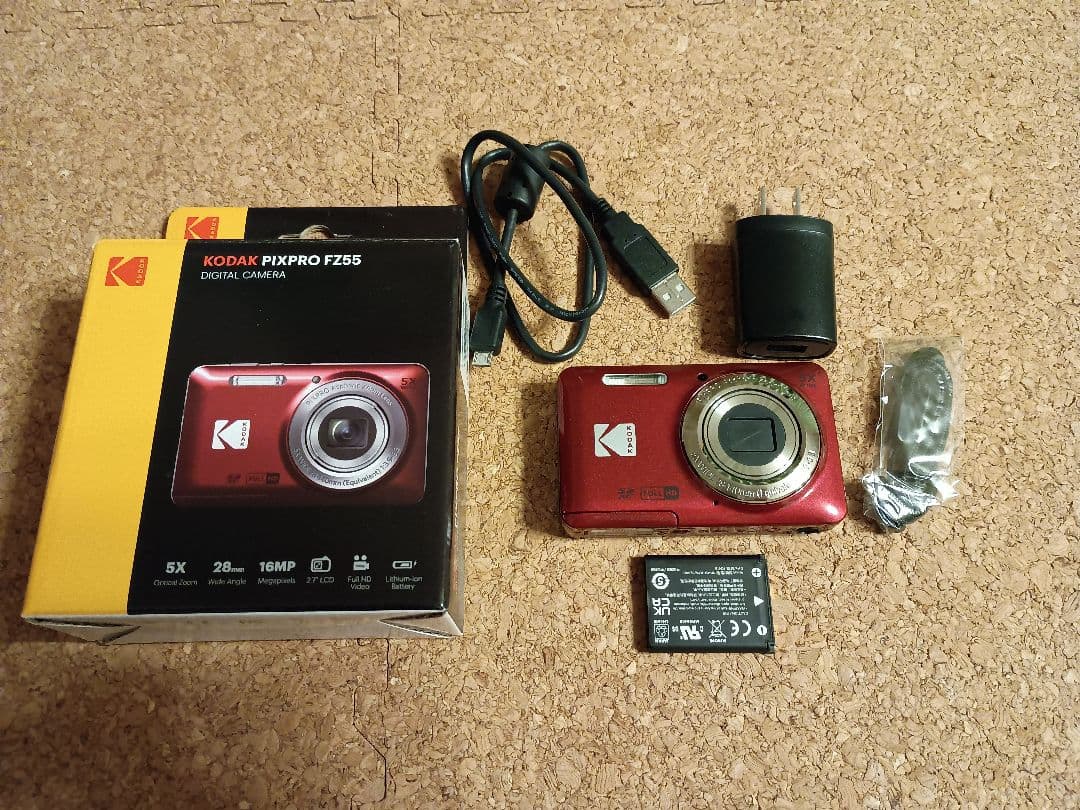 【ユーザーさま専用】KODAK PIXPRO FZ55 レッド Amazon.com : Kodak PIXPRO FZ55 Red 16MP Digital Camera 5X Optical