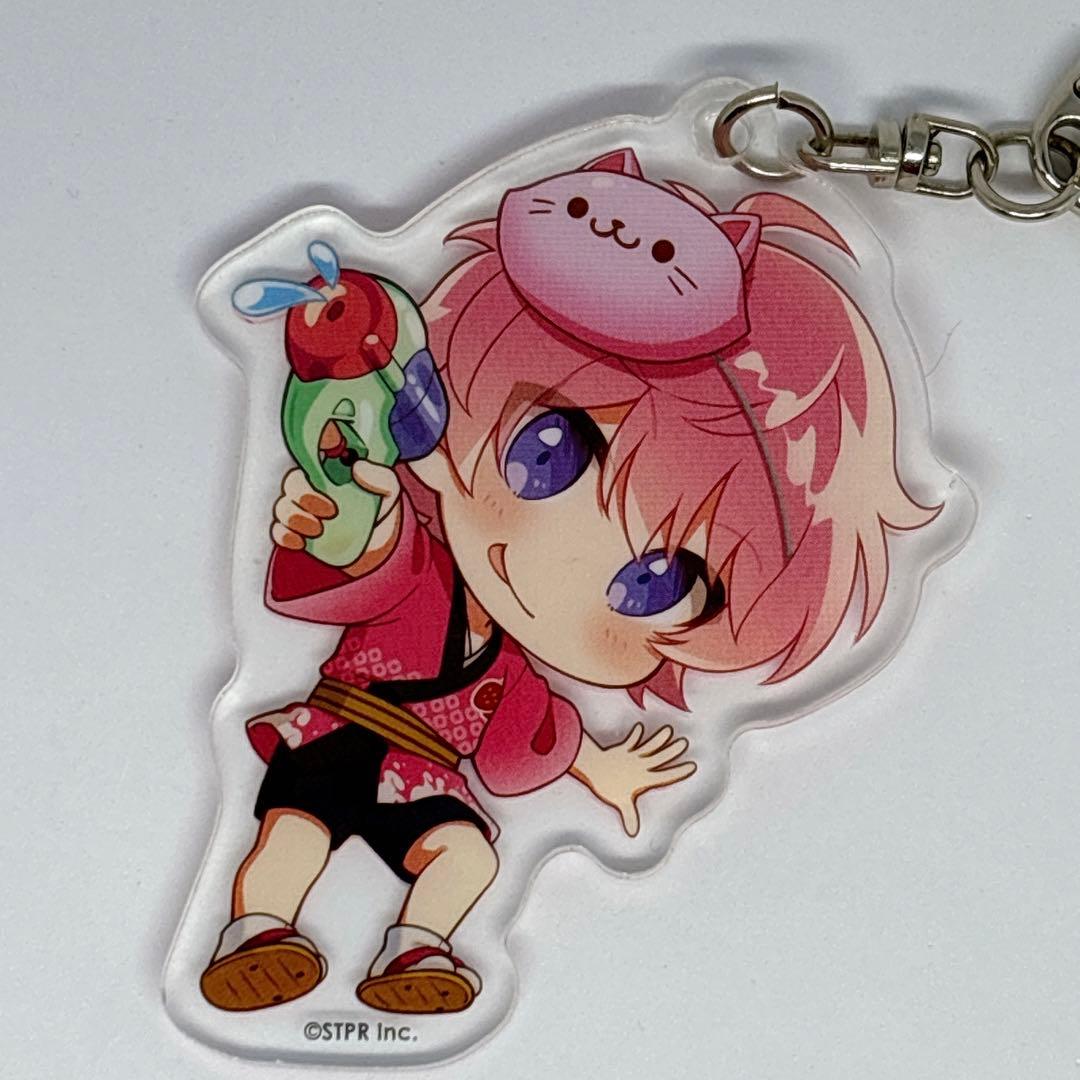 すとぷり アクリルキーホルダー 夏祭りバージョン さとみくん アクキー