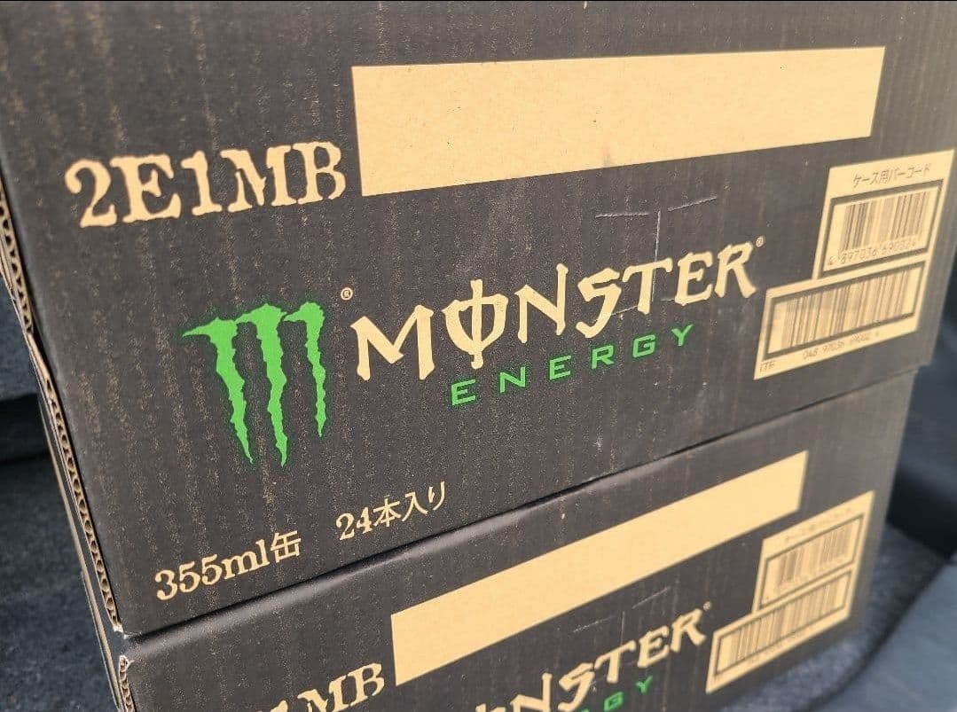 モンスターエナジー 355ml 24本入 2ケース - メルカリ