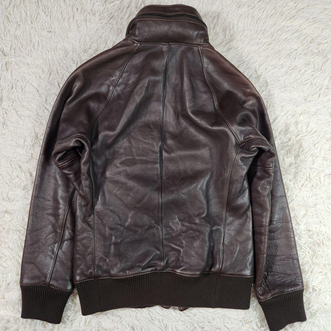JUNHASHIMOTO 羊革 レザージャケット 2way ダブルジップ C599 ジュン