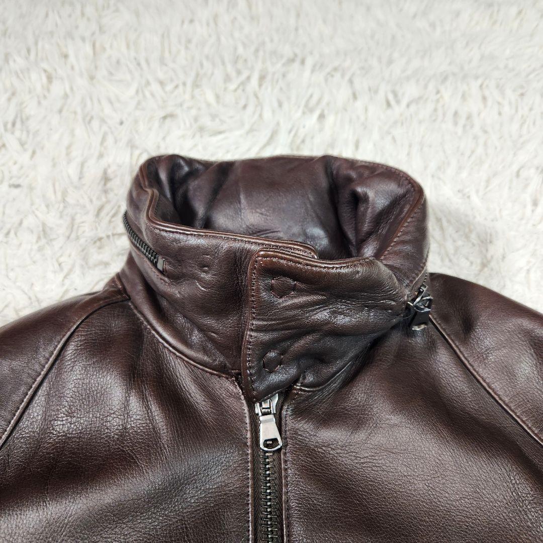 JUNHASHIMOTO 羊革 レザージャケット 2way ダブルジップ C599 ジュン